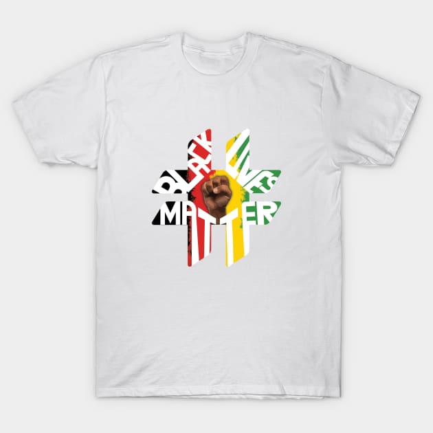 BLM African edition T-Shirt by Skrolla Life